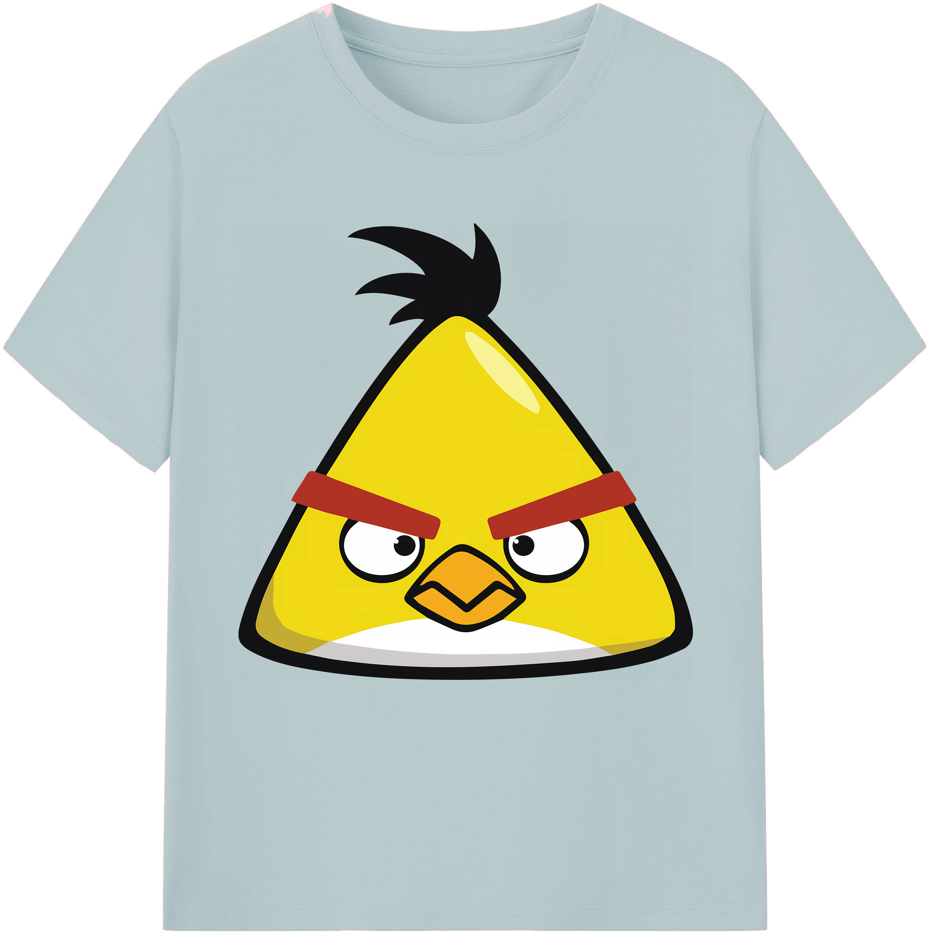 （画像用） Angry Birds アングリーバード 綿100％半袖Tシャツ（フロントプリント）